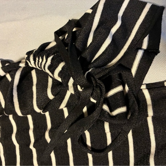 MASSIMO DUTTI Jumper Size Small Relaxed Fit Striped Blouse Nautical Designer - Picture 8 of 9